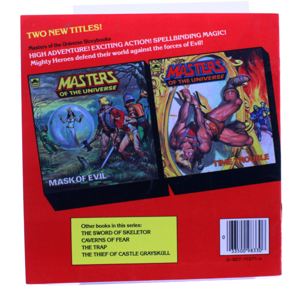 Masters of the Universe Mask of Evil Golden Book 1984